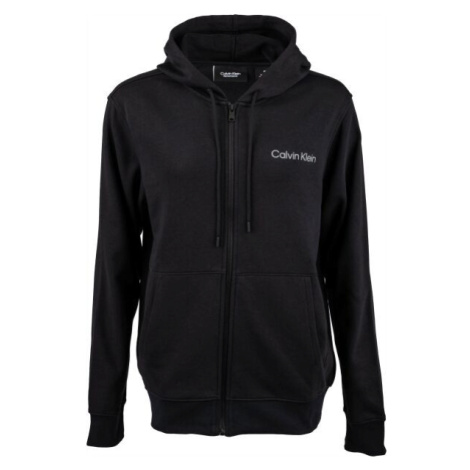 Calvin Klein ZIP THROUGH HOODY Pánská mikina, černá, velikost