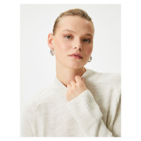Koton Basic Sweater Half Turtleneck Long Sleeve