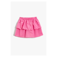 Koton Frilly Mini Skirt Cotton