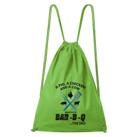 DOBRÝ TRIKO Bavlněný batoh BAR-B-Q Barva: Apple green