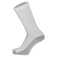 SANTINI Cyklistické ponožky klasické - PURO - bílá