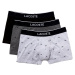 Lacoste PACK 3 CALZONCILLOS BOXER HOMBRE 5H3411 Šedá