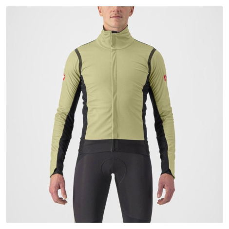 CASTELLI Cyklistická zateplená bunda - ALPHA ROS 2 - světle zelená