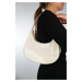 LuviShoes SUVA Women's Cream Patent Leather Handbag