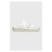 Pantofle HUGO Emma dámské, bílá barva, na platformě, 50517329