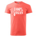 DOBRÝ TRIKO Pánské tričko 100% vegan s bílým potiskem
