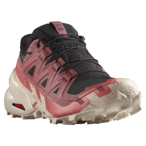 Salomon Speedcross 6 GTX, Black/Cow Hide/Faded rose Dámské běžecké boty