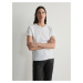 Reserved - Bavlněné tričko - Bílá