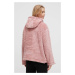 Mikina Burton dámská, růžová barva, s kapucí, hladká