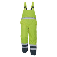 Cerva Padstow Pánské HI-VIS zimní kalhoty s laclem 03020190 žlutá