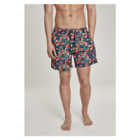 Urban Classics Pattern?Swim Shorts blk/tropical