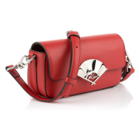 Crossbody karl lagerfeld k/signature fan sm crossbody červená