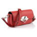 Crossbody karl lagerfeld k/signature fan sm crossbody červená