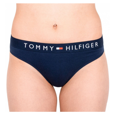 Dámská tanga Tommy Hilfiger tmavě modrá (UW0UW01555 416)