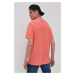 Tričko Levi's pánské, oranžová barva, s potiskem