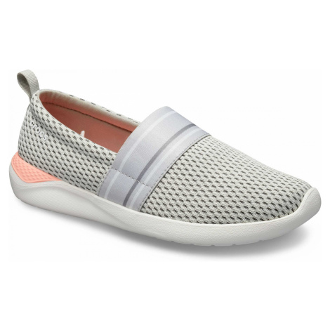 Crocs LiteRide Mesh Slip On Pearl White/White