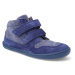 Barefoot kotníková obuv bLIFESTYLE - Loris velcro jeans modrá