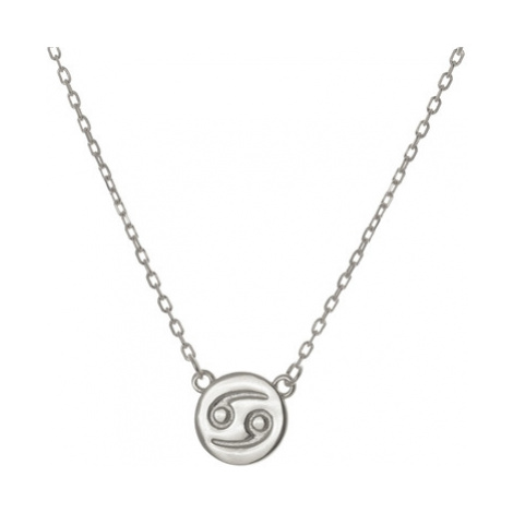 Stříbrný náhrdelník znamení zvěrokruhu rak SVLN0165XF300RA JVD