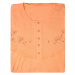Alenka bavlněná dámská noční košile světle oranžová