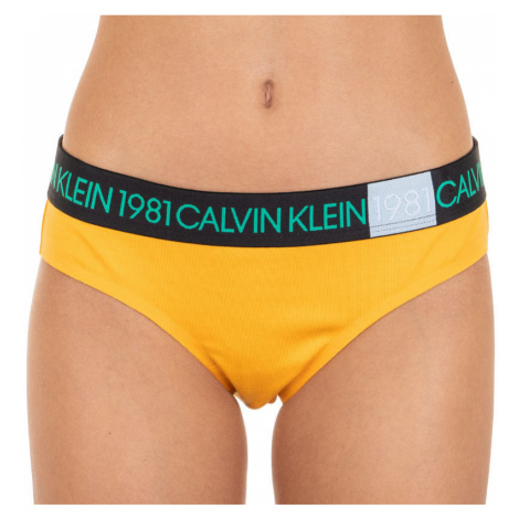 Dámské kalhotky Calvin Klein oranžové (QF5449E-1ZK)