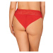 Dámské kalhotky Obsessive nadrozměr červené (Blossmina panties)