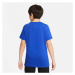 Nike NSW TEE NIKE SWOOSH GLOW B Chlapecké tričko, modrá, velikost