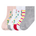 lupilu® Dívčí nízké ponožky s BIO bavlnou, 7 párů (bílá/červená/šedá/růžová)