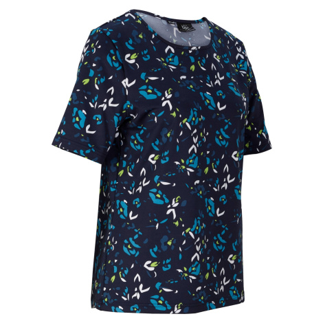 BONPRIX tričko se vzorem Barva: Modrá, Mezinárodní