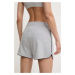 Šortky Tommy Hilfiger šedá barva, high waist, UW0UW05235