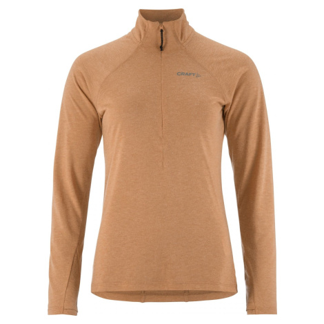 Dámské merino triko CRAFT ADV SubZ Wool LS 3 - béžová