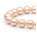 Gaura Pearls Perlový náramek Lily - řiční perla, stříbro 925/1000 FARP885-B 19 cm + 4 cm (prodlo
