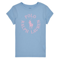 Polo Ralph Lauren SS GRAPHIC T-KNIT SHIRTS-T-SHIRT Modrá