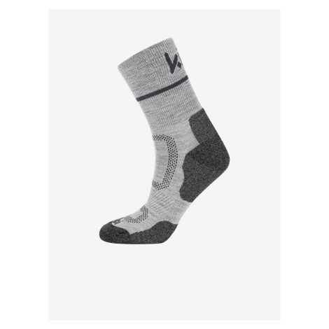 Světle šedé sportovní unisex ponožky Kilpi STEYR