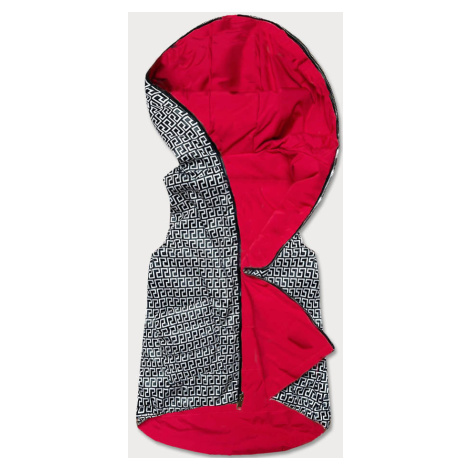 Červená oboustraná dámská vesta (R8006) S'WEST