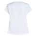 Tričko karl lagerfeld feminine v-neck t-shirt bílá