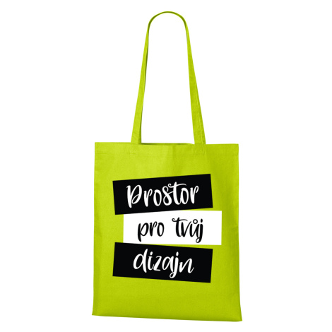 Bavlněná taška s vlastním potiskem Barva: Limetková