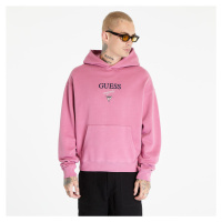 Mikina GUESS Baker Logo Hoodie Distressed Damson Mu