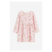 H & M - Šaty z bavlněného žerzeje - růžová