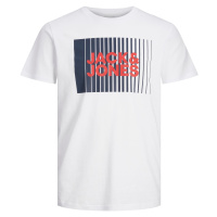 Jack&Jones Pánské triko JJECORP Standard Fit 12233999 White