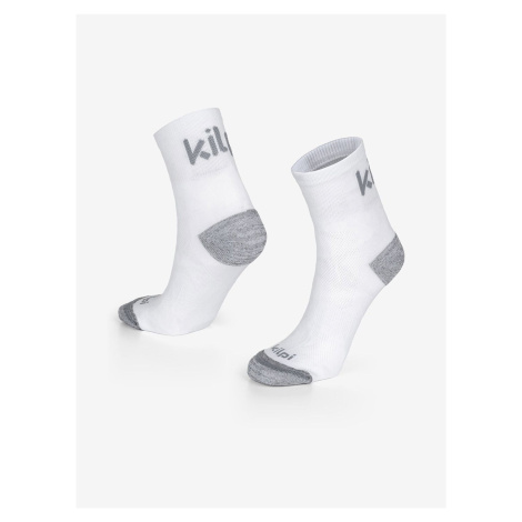 Šedo-bílé unisex ponožky Kilpi SPEED-U
