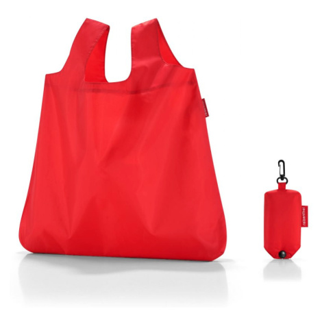 Skládací nákupní taška mini maxi shopper pocket red AO0058 červená Reisenthel