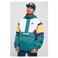 Starter Color Block Half Zip Retro Jacket retro green/wht/by/s prpl