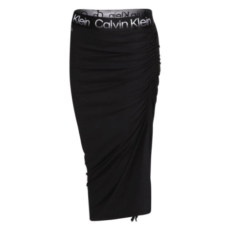 Calvin Klein PW SKIRT Dámská sukně, černá, velikost