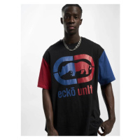 Pánské tričko krátký rukáv // Ecko Unltd. / Grande T-Shirt black/red/blue