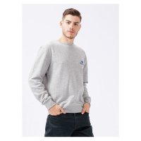 Lee Cooper Men's O Neck Gray Melange Sweatshirt 231 Lcm 241029 Neil Grä° Melange