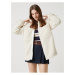 Koton Pocket Oversize Plush Shirt Jacket