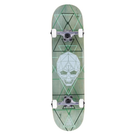 Enuff - Geo Skull Green 8" - skateboard