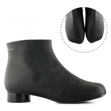 Kotníková obuv mm6 anatomic classic ankle boots černá