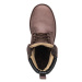 Vasky Farm High Dark Brown - Pánské kožené kotníkové boty hnědé, se zateplením - zimní obuv Flex