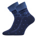 Dámské ponožky Lonka - Frotana, tmavě modrá/ modrá Barva: Modrá